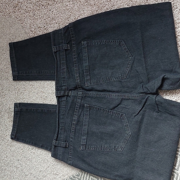 Forever 21+ rinsed black skinny stretch jeans - Picture 3 of 8